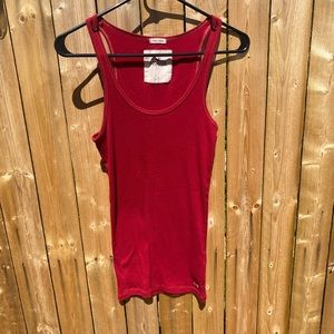 Red Hollister tank top